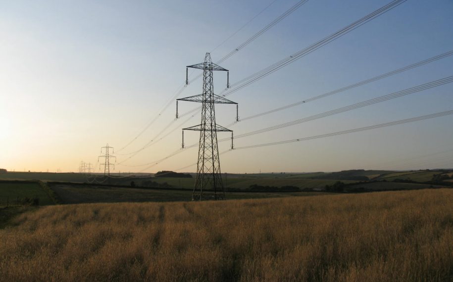 Pylons coming down in Dorset